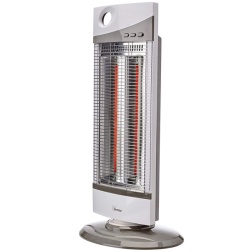 Stufa a carbonio BIMAR HR301 grigio / argento 1000 W