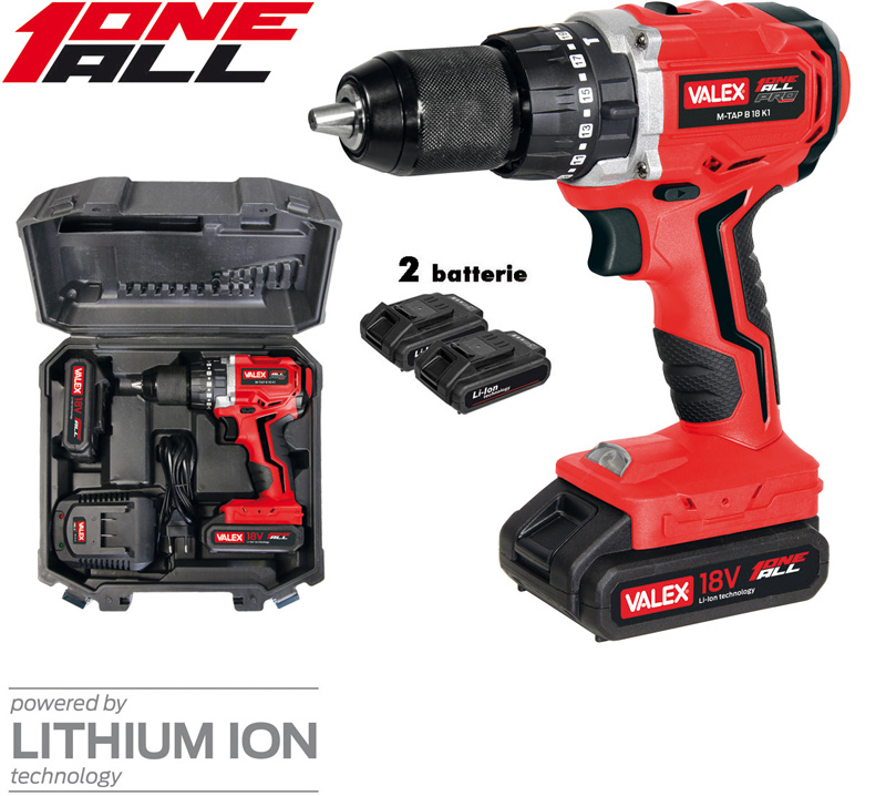 Valex TRAPANO BRUSHLESS ONE ALL M-TAP B 18 K1