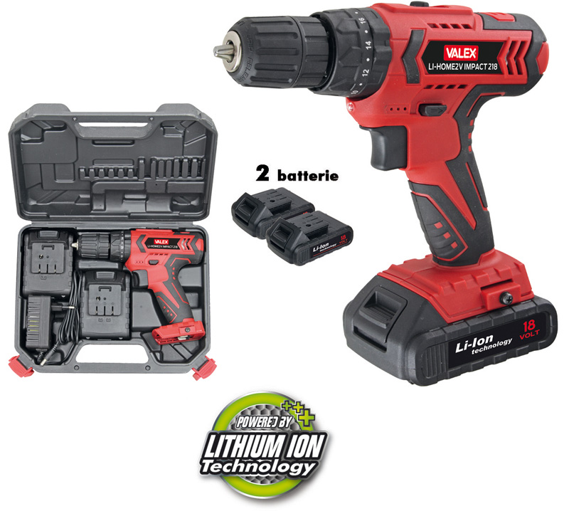 Valex TRAPANO AVV.BATT.LI-HOME2V IMPACT 218