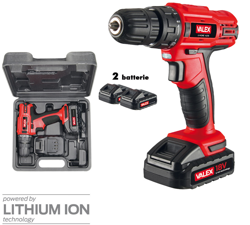 Valex TRAPANO AVV.A BATTERIA LI-HOME N 218