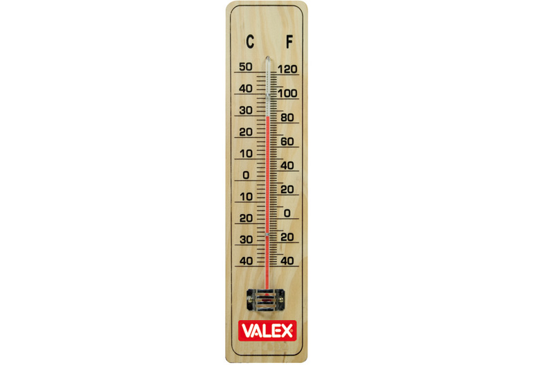 Valex TERMOMETRO AD ALCOOL BASE IN LEGNO