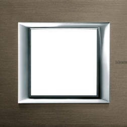 PLACCA 2/3/4/6 POSTI BRONZO  BTICINO AXOLUTE BR