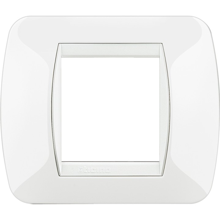 PLACCA 2/3/4/7 POSTI WHITE  BTICINO LIVINGLIGHT BI