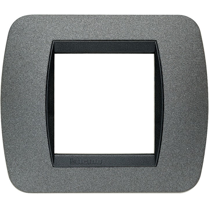 Placca BTicino LivingLight Grafite GF - Disponibile in 2, 3, 4, 7 Posti