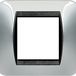 PLACCA 2/3/4/7 POSTI TITANIO CHIARO BTICINO LIVINGLIGHT TC