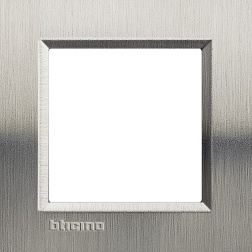 PLACCA 2/3/4/7 POSTI ARGENTO BTICINO LIVINGLIGHT ACS