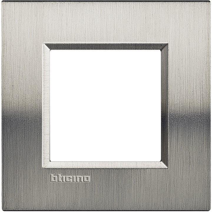 Placca 2/3/4/7 Posti Argento Bticino Livinglight ACS: Eleganza e Funzionalità per la Tua Casa