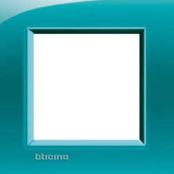 PLACCA 2/3/4/7 POSTI VERDE BTICINO LIVINGLIGHT VD