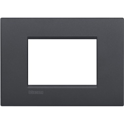 PLACCA 3/4/7 POSTI  ANTRACITE BTICINO LIVINGLIGHT AR
