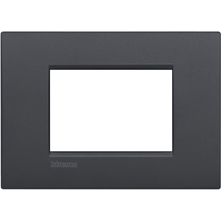 PLACCA 3/4/7 POSTI  ANTRACITE BTICINO LIVINGLIGHT AR