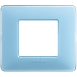 PLACCA 2/3/4/6 POSTI TURCHESE  BTICINO MATIX CAR