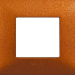 PLACCA 2/3/6 POSTI ROSSO TERRA BTICINO MATIX TRT