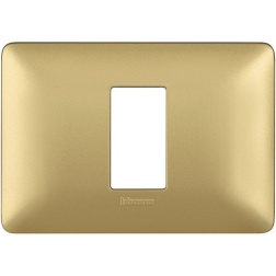 PLACCA 1/2/3/4/6 POSTI GOLD BTICINO MATIX MGL