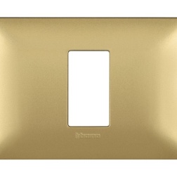 PLACCA 1/2/3/4/6 POSTI GOLD BTICINO MATIX MGL