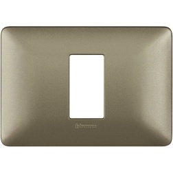 PLACCA 1/2/3/4/6 POSTI TITANIUM BTICINO MATIX MTA