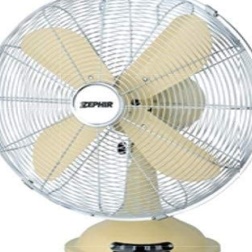 Zephir 0 Ventilatore da Tavolo Vintage-Pala 40 cm, 45 W, 240 V, Crema