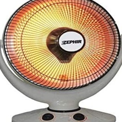 Stufa elettrica 900 Watt Oscillante Bianco ZCRB36