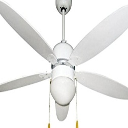 Zephir ZFS9110B Ventilatore da Soffitto con Lampada, Bianco