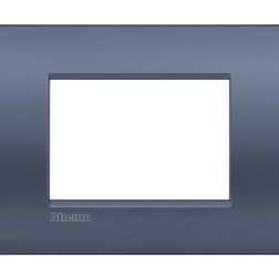 PLACCA 3/4/7 POSTI BLUE MOON BTICINO LIVINGLIGHT BM