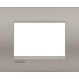 PLACCA 3/4/7 POSTI SABBIA BTICINO LIVINGLIGHT SB
