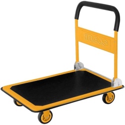 Carrello 4 ruote manico pieghevole 150kg