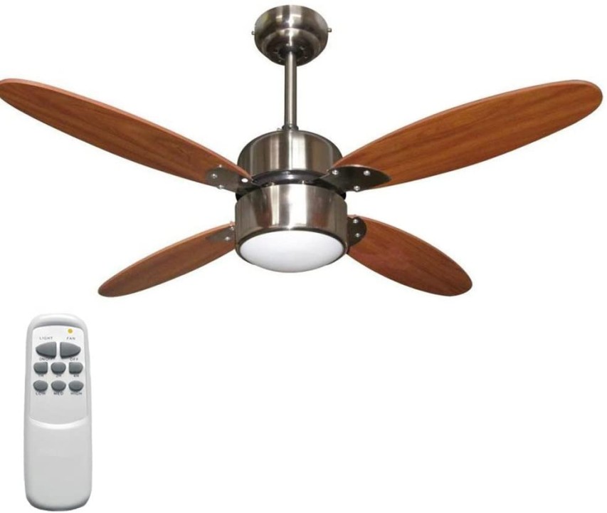 VENTILATORE DA SOFFITTO ZEPHIR DIAM. 107CM 4 PALE LEGNO E TELECOMANDO ZFR4107M