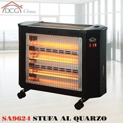 STUFA QUARZO 2000W 4ELEMENTI 3TEMP.C/UMIDIFICATORE