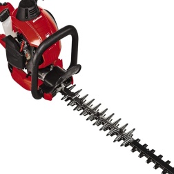 Einhell GE-PH 2555 A Tagliasiepi a scoppio (motore 2 tempi a miscela, 850 W, cilindrata 24,5 cc, lungh. Taglio 55 cm, distanza tra denti 28 mm, impugnatura rotante, incl. faretra)