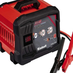 Einhell CC-BC 15 M Batterie, Tensione di Carica 6/12 V, Rosso/Nero, 3-300 Ah