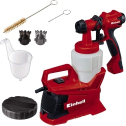 Einhell 4260015 TC SY Pistola Elettrica per Verniciatura a Spruzzo, 600 W, Nero, Rosso