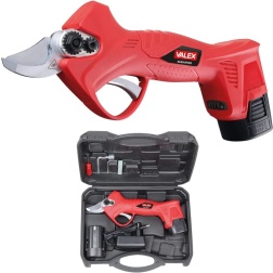 Valex 1490053 Kit Forbice da Potatura Litio da 16,8V in Valigetta con 2 batterie e Caricabatterie