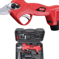 Valex 1490053 Kit Forbice da Potatura Litio da 16,8V in Valigetta con 2 batterie e Caricabatterie