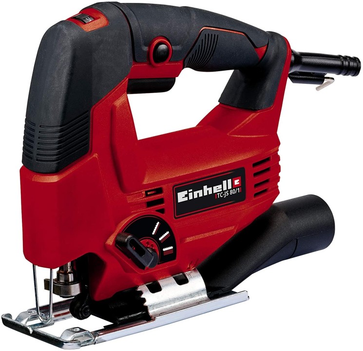 Einhell 4321145 Sega da traforo Elettronica TC-JS 80/1 Potenza 550 W, Rosso, Taglia Prodotto 213 x 284 x 87 mm, 1 Pezzo