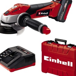 Einhell TE-AG 18/115 Li Kit (1x3,0Ah) Smerigliatrice angolare a batteria Power X-Change (18 V, 3,0 Ah, Li-Ion, diam. Max. disco 115 mm, incl. Batteria 3,0 Ah e caricabatteria)