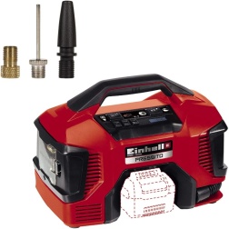 Einhell Compressore a batteria TE-AC 36/6/8 Li OF Set Power X-Change, Li-Ion, 2x 18 V, max. 8 bar, serbatoio da 6 Litri, motore senza olio, incl. accessori, senza batteria e caricabatterie
