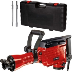 Einhell TC-DH 43 Martello demolitore (220-240 V, 1600 W, percussioni min. 1800,forza percussione 43 Joule, attacco SDS-HEX, valigia, incl. Scalpello piatto + a punta)