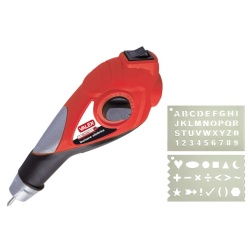 Valex 1980322 Incisore Elettrico con 2 Maschere, 13 W, 220 V, Rosso/Nero, Taglia Unica