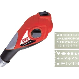 Valex 1980322 Incisore Elettrico con 2 Maschere, 13 W, 220 V, Rosso/Nero, Taglia Unica