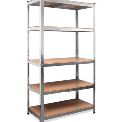 Scaffale ad alta portata in metallo capacità di carico totale 875kg 180x90x40cm 5 ripiani