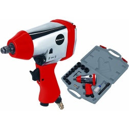 Einhell 4138910 DSS 260/2 Set Avvitatore a Percussione Pneumatico Colore Grigio