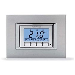 FANTINI COSMI CH121 Termostato Retroilluminato da Incasso a Batterie, Multicolore, Pulsanti