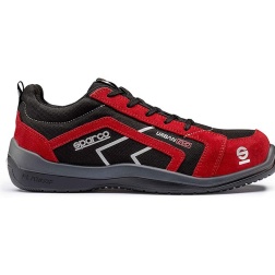 Sparco Scarpe Antinfortunistiche Da Lavoro Nere/Rosse