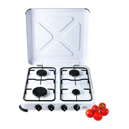 DCG Eltronic EKP2427 Da tavolo Gas Bianco piano cottura