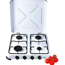 DCG Eltronic EKP2427 Da tavolo Gas Bianco piano cottura