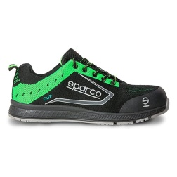 Sparco - Cup S1p, Scarpe Antinfortunistiche leggere Cup S1P Albert Verde/Nero Taglia 40 Unisex - Adulto