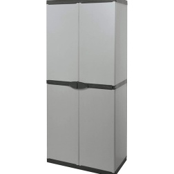 Mongardi 7810C04 Armadio Portascope, Grigio, 68 x 39,5 x 168 cm