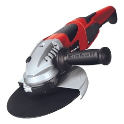 Einhell TE-AG 230/2000 Smerigliatrice angolare (230 V, 2000 W, giri min. 65000, diam. Max disco 230 mm, softstart, regolazone copri disco senza utensili, inc. impugnatura aggiuntiva)