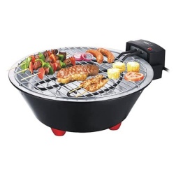 Melchioni BBQ1 Barbeque Elettrico, Materiale Metallico, Nero, Taglia Unica