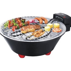 Melchioni BBQ1 Barbeque Elettrico, Materiale Metallico, Nero, Taglia Unica