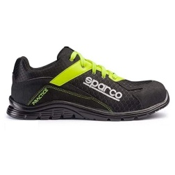 SPARCO TEAMWORK Scarpa Antinfortunistica Da Lavoro Giallo/Nero - BASSA PER UOMO E DONNA - PRACTICE - S1P SRC
